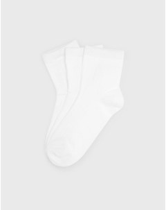 Белые носки в рубчик для мальчика 3 пары Gloria jeans