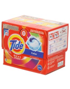 Капсулы для стирки Color 14 шт 16 8 г Tide