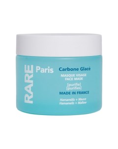 Очищающая и отшелушивающая маска для лица Carbone Glace 80ml Rare paris