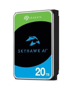 Жесткий диск SkyHawk AI ST20000VE002 20TB 3 5 7200 RPM SATA III 512e 256MB для систем видеонаблюдени Seagate