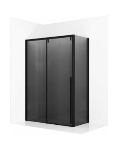 Душевой уголок Intense 140x110 тонированный черный 110022203IBB 110IBB Ambassador