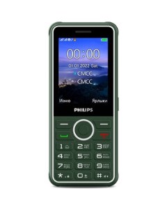 Мобильный телефон E2301 Xenium 32Mb зеленый Philips