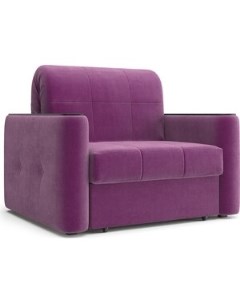 Кресло Ницца НПБ 0 8 Velutto 15 фиолетовый накладка венге Агат
