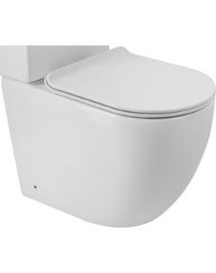 Унитаз компакт безободковый Amanda с сиденьем микролифт BB051CPR BB051T BB901SC Belbagno