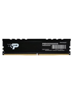 Модуль памяти DDR5 16GB 2 8GB PSP516G4800KH1 Signature Premium PC5 38400 4800MHz CL40 1 1V Patriot memory