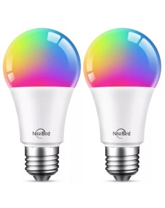 Лампа светодиодная диммируемая Smart Bulb E26 9W 2700K 6500K WB4 2 pcs pack Nitebird