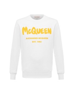 Хлопковый свитшот Alexander mcqueen