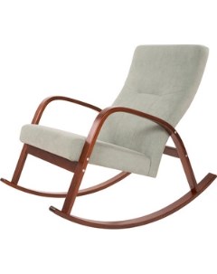 Кресло качалка Ирса ткань минт каркас вишня П0004572 Мебелик
