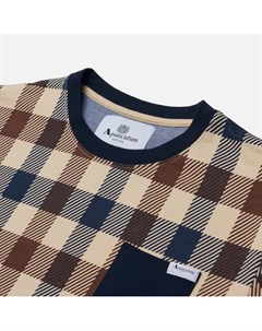 Мужская толстовка Active Macro Check Crew Neck Aquascutum