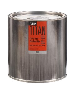 Грунт эмаль Титан быстросохнущая алкидная матовая серая 2 7 кг Ореол