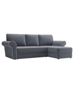 Угловой диван Техас 93 160 см Пружинный блок Двуспальные Жесткие Серый 250 Малогабаритные Первый мебельный