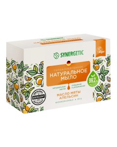 Мыло Масло мяты и Апельсин 90г Synergetic