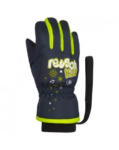 Перчатки 18 19 Kids Dress Blue Safety Yellow Reusch