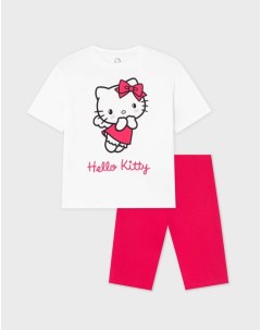 Пижама с принтом Hello Kitty для девочки Gloria jeans