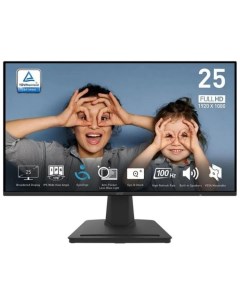 Монитор 24 5 Pro MP252 9S6 3PC4CT 005 1920x1080 LED 16 9 IPS 300cd 1300 1 100M 1 1ms 4ms GTG 178 178 Msi