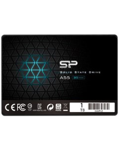 Накопитель SSD 2 5 SP001TBSS3A55S25 Ace A55 1TB SATA 6Gb s 3D TLC 560 530MB s MTBF 1 5M 500 TBW Silicon power