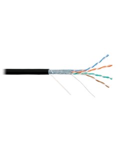 Кабель витая пара F UTP 5e кат 4 пары NMC 4200C BK 24AWG 0 51 мм медь одножильный solid внутренний п Nikomax