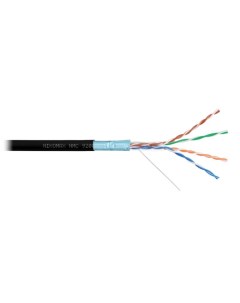 Кабель витая пара F UTP 5e кат 4 пары NMC 9200C BK 24AWG 0 52 мм медь одножильный solid внутренний п Nikomax