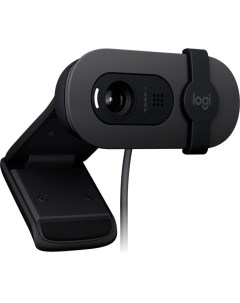 Веб камера Webcam Brio 100 960 001585 1920x1080 graphite защитная шторка Logitech