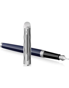 Ручка перьев Hemisphere L Essence du Bleu CW2166467 LaqBlue CT F ст нерж подар кор Waterman