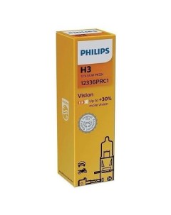 Лампа автомобильная галогенная 12336PRC1 H3 12В 55Вт 3200К 1шт Philips