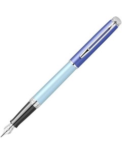 Ручка перьев Hemisphere Colour Blocking 2179924 Blue CT F F ст нерж чернила син подар Waterman