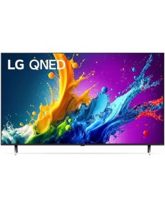 50 Телевизор 50QNED80T6A ARUB QNED 4K Ultra HD черный титан СМАРТ ТВ WebOS Lg