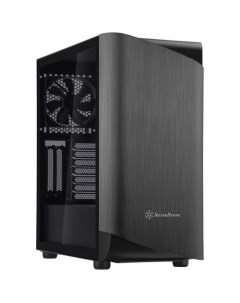 Корпус ATX Seta SST SEA1TB G Midi Tower без БП черный Silverstone