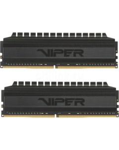 Оперативная память Viper 4 Blackout PVB464G320C6K DDR4 2x 32ГБ 3200МГц DIMM Ret Patriòt