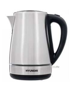 Чайник электрический HYK S3020 2200Вт серебристый матовый и черный Hyundai