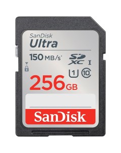 Карта памяти SecureDigital 256Gb Ultra SDXC class 10 UHS I SDSDUNC 256G GN6IN Sandisk