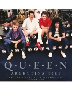 Виниловая пластинка Queen Argentina 1981 The Complete Buenos Aires Broadcast Volume Two 2LP Республика