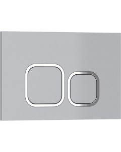 Кнопка смыва ESTI Q 246х165мм серый хром матовый пластик IB B083 004 002 Iberica blanca