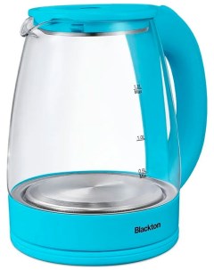 Чайник Bt KT1800G 1 8л 1 5 кВт пластик стекло голубой Blackton