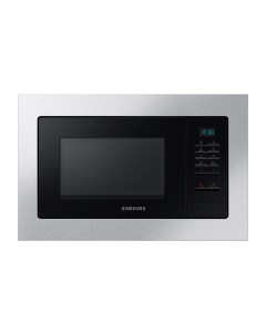 Микроволновая печь встраиваемая MS20A7013AT BW 20л 850Вт серебристый черный MS20A7013AT BW Samsung
