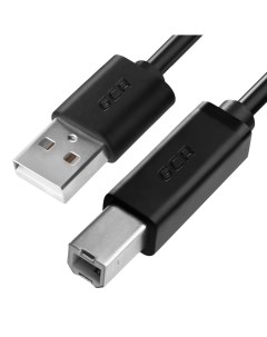 Кабель USB 2 0 Am USB 2 0 Bm экранированный 1 8м черный UPC5 UPC5M BB2S 1 8m Gcr