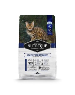 Nutrique Cat Adult Healthy Maintenance сухой корм для кошек, с индейкой - 2 кг Vitalcan