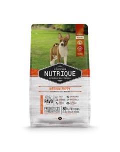 Nutrique Dog Puppy сухой корм для щенков средних пород, с индейкой Vitalcan