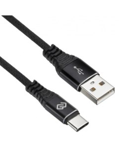 Кабель интерфейсный 1080448 USB (m)-USB Type-C (m) 1.2м черный Digma