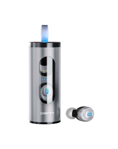 Беспроводные наушники (bluetooth) TWS ONE silver Denn