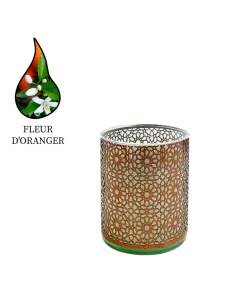 Аромасвеча Mosaica Fleur d’oranger бронза 2400 г Nour bougie