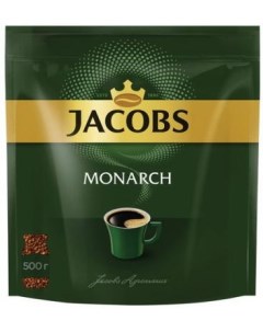 Кофе растворимый сублимированный 500 г мягкая упаковка 26686 Jacobs monarch