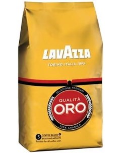 Кофе в зернах Лавацца Qualita Oro натуральный 1000 г вакуумная упаковка 2056 Lavazza