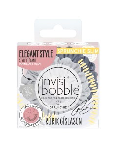 Sprunchie Slim Feelin Greyt Резинка-браслет для волос Invisibobble