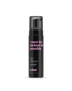 Мусс-автозагар i want the darkest tan possible self tan mousse 200.0 B. tan