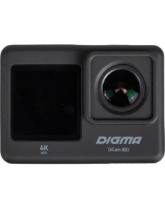 Экшн камера DiCam 880 черный Digma
