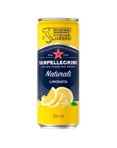 Напиток газированный с соком лимона 0 33 л Sanpellegrino