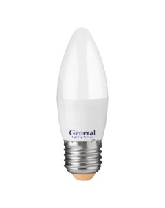 Лампа светодиодная E27 15 Вт 230 В свеча 4500 К свет нейтральный белый GLDEN CF General lighting systems