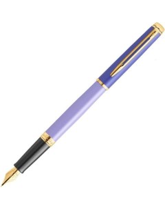 Ручка перьев Hemisphere Colour Blocking 2179900 Purple GT F F ст нерж позол чернила с Waterman