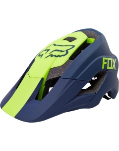 Козырек к шлему Fox Metah Visor Navy, сине-желтый, пластик, 2016, 17143-007-OS Fox racing®